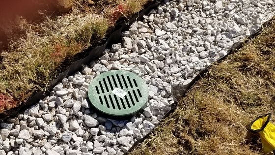 how to install french drain
