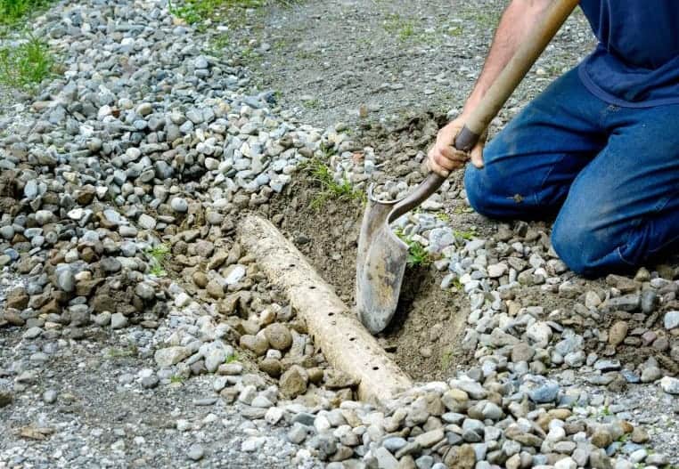 how to install french drain